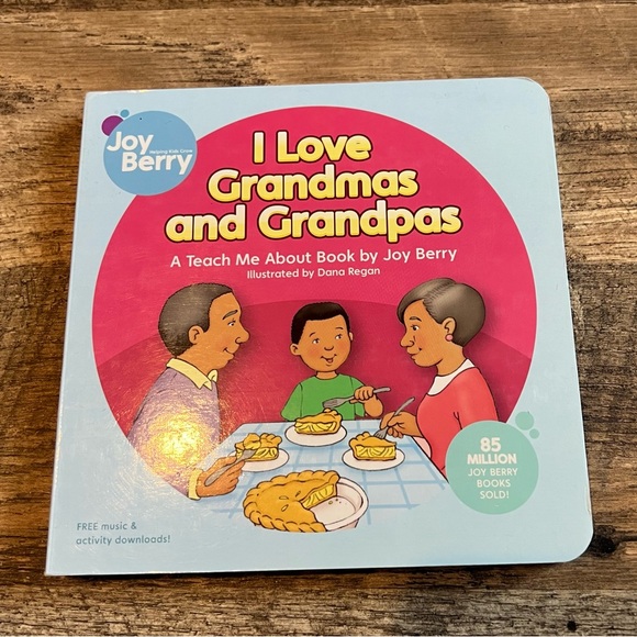 I Love Grandmas and Grandpas (Teach Me About) Board Children's Book by Joy Berry - Picture 2 of 4
